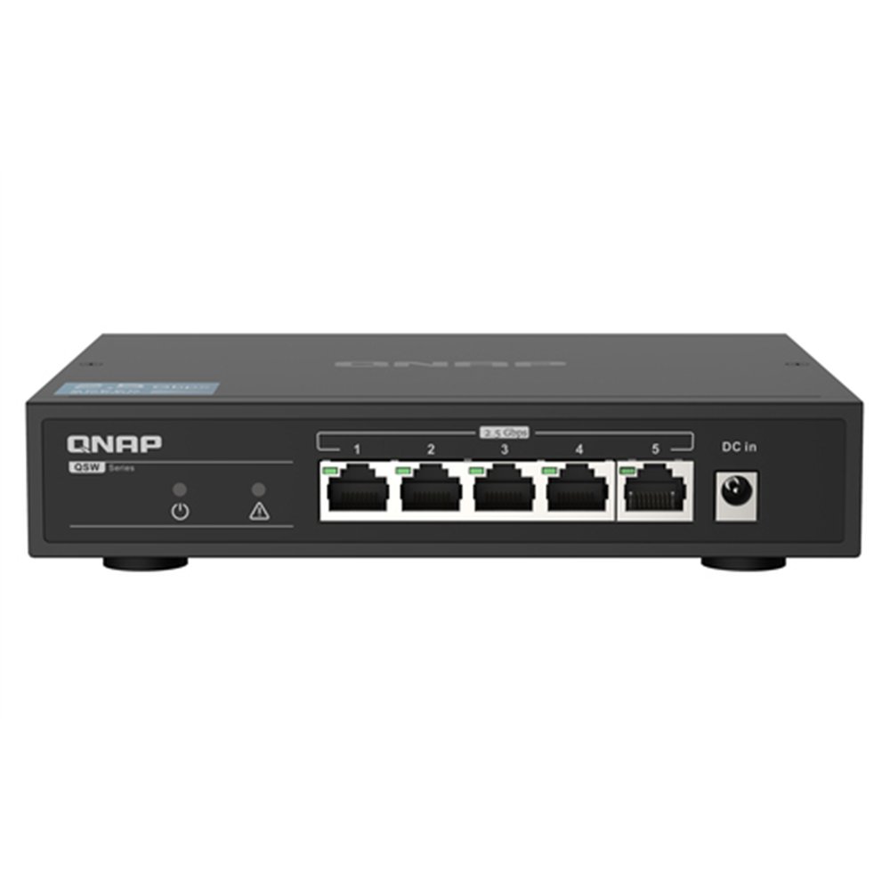 QNAP QSW-1105-5T commutateur réseau Non-géré Gigabit Ethernet (10/100/1000) Noir
