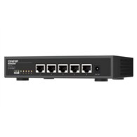 QNAP QSW-3205-5T commutateur réseau Non-géré 10G Ethernet (100/1000/10000) Bureau Noir