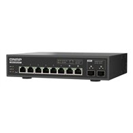 QNAP QSW-L3208-2C6T commutateur réseau Géré L2 10G Ethernet (100/1000/10000) Bureau Noir