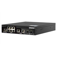 QNAP QSW-M2106PR-2S2T commutateur réseau Géré L2 10G Ethernet (100/1000/10000) Connexion Ethernet, supportant l'alimentation