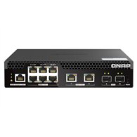 QNAP QSW-M2106PR-2S2T commutateur réseau Géré L2 10G Ethernet (100/1000/10000) Connexion Ethernet, supportant l'alimentation