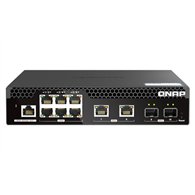 QNAP QSW-M2106R-2S2T commutateur réseau Géré L2 10G Ethernet (100/1000/10000) 1U Noir