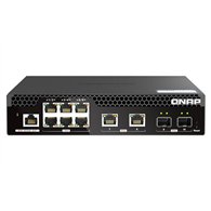 QNAP QSW-M2106R-2S2T commutateur réseau Géré L2 10G Ethernet (100/1000/10000) 1U Noir