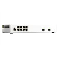 QNAP QSW-M2108-2S commutateur réseau Géré L2 2.5G Ethernet (100/1000/2500) Gris