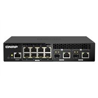 QNAP QSW-M2108R-2C commutateur réseau Géré L2 2.5G Ethernet (100/1000/2500) Connexion Ethernet, supportant l'alimentation via
