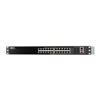QNAP QSW-M3224-24T commutateur réseau Géré L3 10G Ethernet (100/1000/10000) 1U Noir, Argent