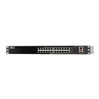 QNAP QSW-M3224-24T commutateur réseau Géré L3 10G Ethernet (100/1000/10000) 1U Noir, Argent