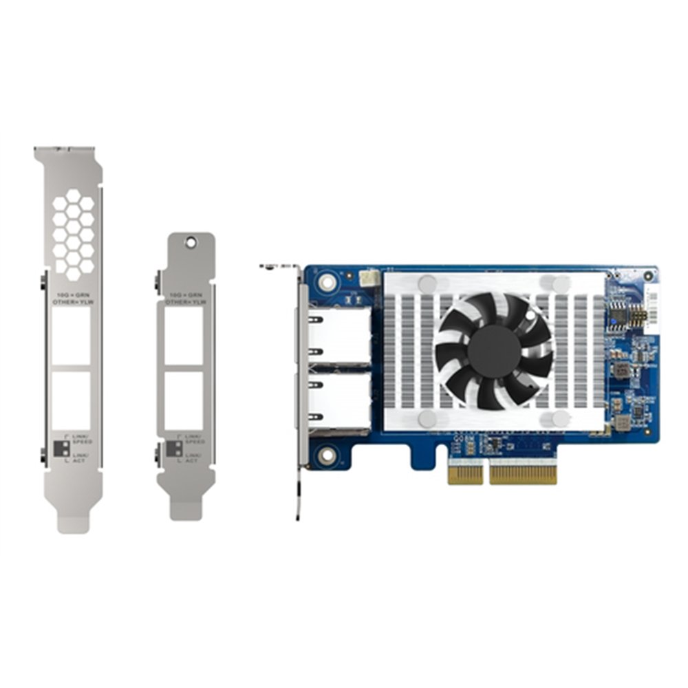 QNAP QXG-10G2T-X710 carte et adaptateur réseau Interne Ethernet 1000 Mbit/s