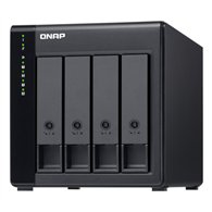 QNAP TL-D400S Boîtier de disques de stockage Boîtier disque dur/SSD Noir, Gris 2.5/3.5"