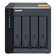QNAP TL-D400S Boîtier de disques de stockage Boîtier disque dur/SSD Noir, Gris 2.5/3.5"