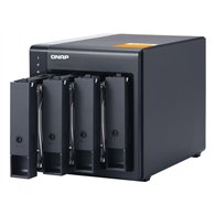 QNAP TL-D400S Boîtier de disques de stockage Boîtier disque dur/SSD Noir, Gris 2.5/3.5"