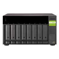 QNAP TL-D800C Boîtier de disques de stockage Boîtier disque dur/SSD Noir, Gris 2.5/3.5"