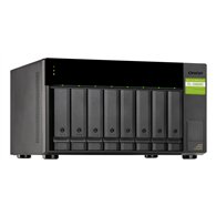 QNAP TL-D800C Boîtier de disques de stockage Boîtier disque dur/SSD Noir, Gris 2.5/3.5"