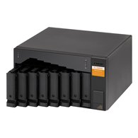 QNAP TL-D800S Boîtier de disques de stockage Boîtier disque dur/SSD Noir, Gris 2.5/3.5"