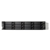 QNAP TL-R1200C-RP Boîtier de disques de stockage Boîtier disque dur/SSD Noir, Gris 2.5/3.5"