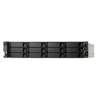 QNAP TL-R1200C-RP Boîtier de disques de stockage Boîtier disque dur/SSD Noir, Gris 2.5/3.5"
