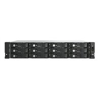 QNAP TL-R1200PES-RP Boîtier de disques de stockage Boîtier disque dur/SSD Noir, Gris 2.5/3.5"