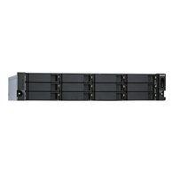 QNAP TL-R1200S-RP Boîtier de disques de stockage Boîtier disque dur/SSD Noir, Gris 2.5/3.5"