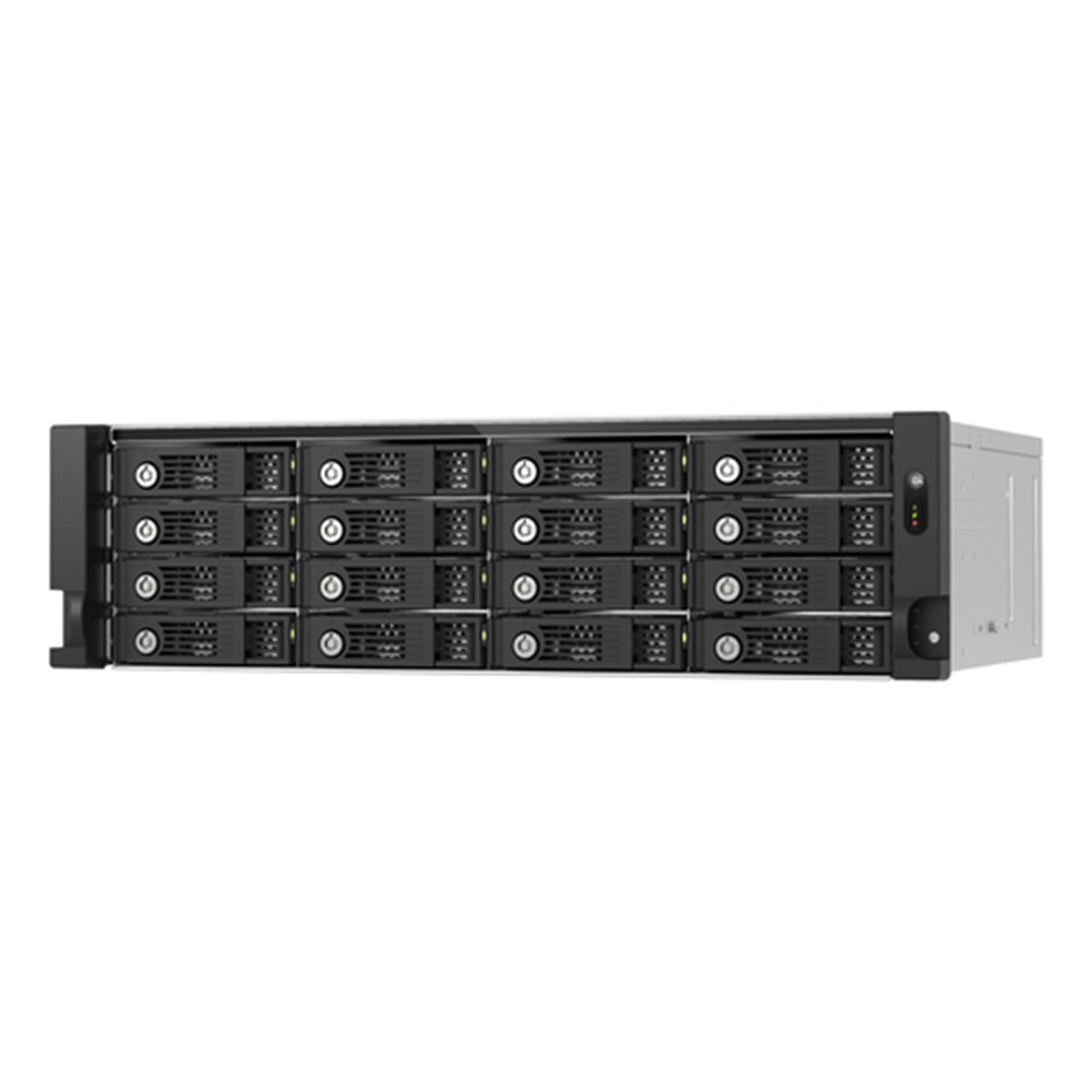 QNAP TL-R1600PES-RP Boîtier de disques de stockage Boîtier disque dur/SSD Noir, Gris 2.5/3.5"