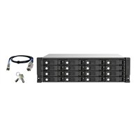 QNAP TL-R1620Sep-RP Boîtier HDD Noir, Gris 2.5/3.5"