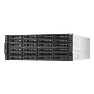 QNAP TL-R2400PES-RP Boîtier de disques de stockage Boîtier disque dur/SSD Noir, Gris 2.5/3.5"