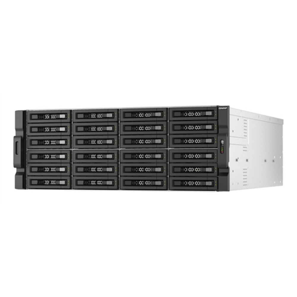 QNAP TL-R2400PES-RP Boîtier de disques de stockage Boîtier disque dur/SSD Noir, Gris 2.5/3.5"