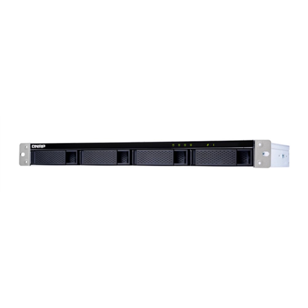 QNAP TL-R400S Boîtier de disques de stockage Boîtier disque dur/SSD Noir, Gris 2.5/3.5"