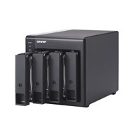 QNAP TR-004 Boîtier de disques de stockage Boîtier disque dur/SSD Noir 2.5/3.5"