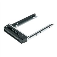 QNAP TRAY-25-NK-BLK02 Obturateur de baie de lecteur 6,35 cm (2.5") Noir, Métallique