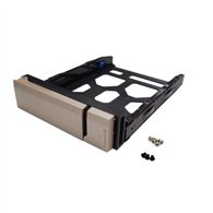 QNAP TRAY-35-NK-GLD01 Obturateur de baie de lecteur Plateau de stockage de disques Noir, Or