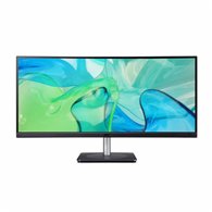 Acer CB343CUR écran plat de PC 86,4 cm (34") 3440 x 1440 pixels UltraWide Quad HD LED Noir, Argent