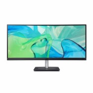Acer CB343CUR écran plat de PC 86,4 cm (34") 3440 x 1440 pixels UltraWide Quad HD LED Noir, Argent