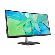 Acer CB343CUR écran plat de PC 86,4 cm (34") 3440 x 1440 pixels UltraWide Quad HD LED Noir, Argent