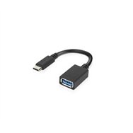 Lenovo 4X90Q59481 câble USB USB 3.2 Gen 1 (3.1 Gen 1) 0,14 m USB C USB A 5 Gbit/s Noir