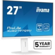 iiyama ProLite XUB2797QSU-W2 écran plat de PC 68,6 cm (27") 2560 x 1440 pixels Quad HD LED Blanc