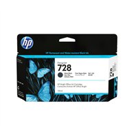 HP Cartouche d'encre noire mate DesignJet 728, 130 ml