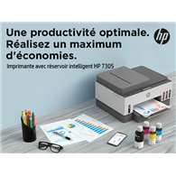 HP Smart Tank 7305 Sans fil All-in-One Couleur Imprimante, Impression recto-verso copieur, scanner