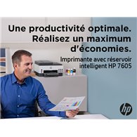 HP Smart Tank 7605 Sans fil All-in-One Couleur Imprimante, Impression recto-verso copieur, scanner
