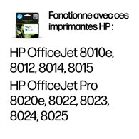 HP 912XL Cartouche d'encre cyan authentique, grande capacité