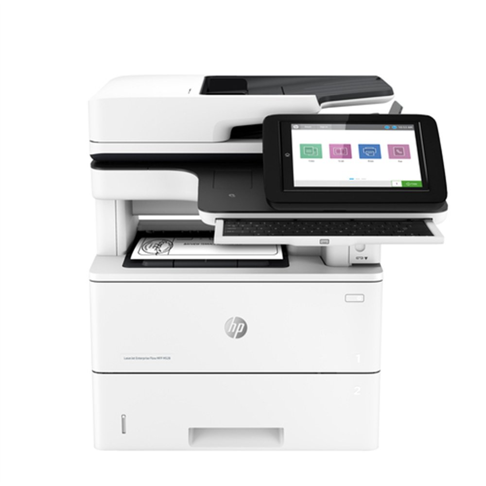 HP LaserJet Enterprise Flow LaserJet Enterprise M528z Sans fil Multifunction Noir et blanc Imprimante, Copieur, Scanner Recto