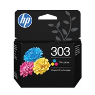 HP Pack de 2 cartouches authentiques d'encre noire/trois couleurs 303
