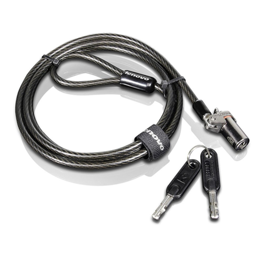 Lenovo 0B47388 câble antivol Noir, Charbon de bois 1,5 m