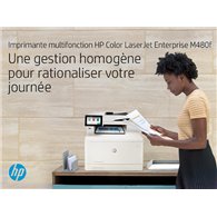 HP Color LaserJet Enterprise LaserJet Enterprise M480f Multifunction Couleur Imprimante, Ethernet uniquement Copieur, Scanner