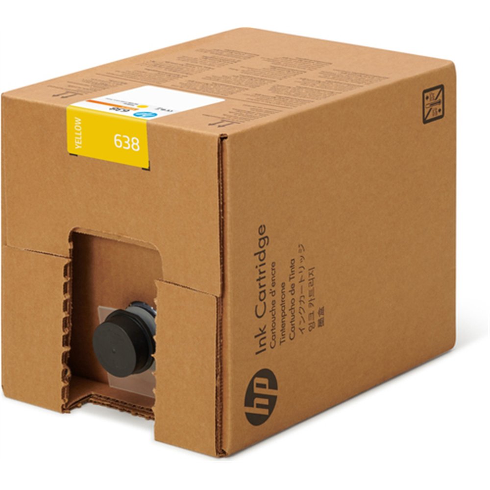 HP Cartouche d'encre Stitch à sublimation thermique 638, jaune, 10 litres