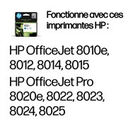 HP 912XL Cartouche d'encre cyan authentique, grande capacité