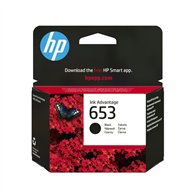 HP Cartouche d’encre Ink Advantage noire HP653 authentique