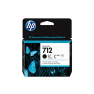 HP Cartouche d'encre DesignJet 712, noir, 80 ml