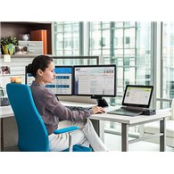 HP LaserJet Pro 4102fdw Sans fil Multifunction Noir et blanc Imprimante, Copieur, Scanner Recto verso