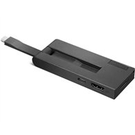 Lenovo 4XH1C12753 station d'accueil Avec fil USB 3.2 Gen 1 (3.1 Gen 1) Type-C Noir