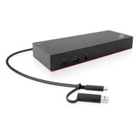 Lenovo ThinkPad Hybrid USB-C with USB-A Dock Avec fil USB 3.2 Gen 2 (3.1 Gen 2) Type-C Noir